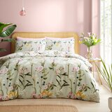 RHS Svijetlo zelena pamučna posteljina za krevet za jednu osobu 135x200 cm Exotic Floral – | shoptok.hr