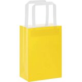  Papirnate vrećice 250 kom s ručkama žute 15x8x21 cm | shoptok.hr