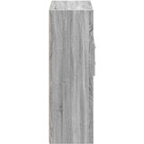  Visoka komoda siva boja hrasta 80x42,5x124 cm konstruirano drvo | Eponuda.com