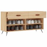  Klupa za cipele boja hrasta 102 x 35 x 55 cm konstruirano drvo | shoptok.hr