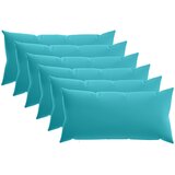  Presvlaka za jastuk 6 pcs HEERLEN Tirkizna 40 x 70 cm Poliester | shoptok.hr