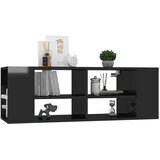  Zidni TV ormarić sjajni crni 102 x 35 x 35 cm konstruirano drvo | shoptok.hr