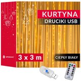  LED svjetlosna zavjesa – 300 lampica, toplo bijela | shoptok.hr