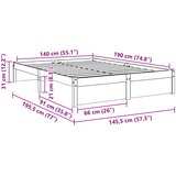  Krevetna konstrukcija Čvrsta bor | Eponuda.com