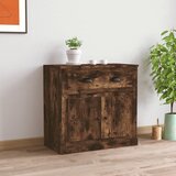  Komoda dimljeni hrast 70x35,5x67,5 cm inženirski les | Shoptok.si