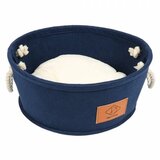 D&D HOME felt barrel ležaljka za mačke, s, teget Cene