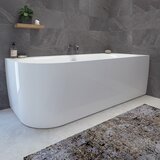  Kada akrilna METAURO Free Corner 160×75 cm sa bijelom sjaj oblogom lijeva AQUAESTIL | Eponuda.ba