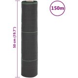 vidaXL Membrana proti plevelu črna 0,5x150 m PP | Shoptok.si