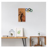 Wallity banksy - 14 WalnutBlack Decorative Wooden Wall Accessory | Eponuda.com