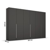 home24 Omara S Klasičnimi Vrati Montclar, Grafitna | Shoptok.si