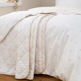 Bianca Belo/bež bombažno prešito otroško pregrinjalo 135x190 cm Mini Star & Stripes – | Shoptok.si