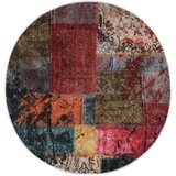 vidaXL Pralna preproga φ120 cm večbarvna protizdrsna Cene