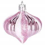  Set Božićnih Kuglica za Ukrasiti Božićno Drvce, 77 komada, Ružičaste | shoptok.hr