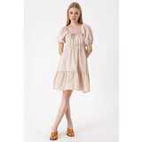 Bigdart Dress - Beige - A-line Cene