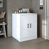 Hanah home 1016.11 ormarić za veš mašinu 70 × 90 × 69 cm, bela | Eponuda.com