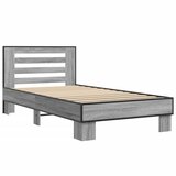  Okvir za krevet boja hrasta 75x190 cm konstruirano drvo i metal | shoptok.hr