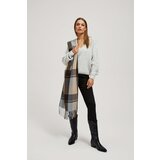 Marisse Brown Checkered Scarf With Fringes Cijene