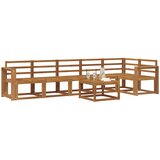  Set vanjskih sofa 7 kom. Prirodna Čvrsto drvo akacije | shoptok.hr