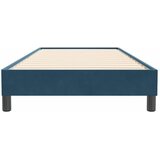 Box spring krevet bez madracem tamnoplavi 80x220 cm baršunasti | Eponuda.com
