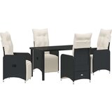  Set Vrtne Trpeze od 5 dijelova s jastučićima crni poli ratan. | shoptok.hr