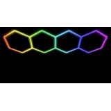  Hexagon LED tube 4 heads RGB 12V 410mm 21pcs Cene