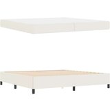  Okvir za krevet s madracem Krema 200 x 200 cm tkanina | shoptok.hr