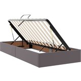  Krevet s madracem i skladištem Siva 180 x 200 cm Lažna koža | shoptok.hr
