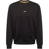 BOSS Orange Sweater majica 'We Small' crna / bijela Cijene