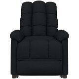  Naslonjač od tkanine crni | shoptok.hr