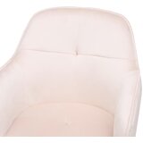 MID.YOU VRTLJIVI STOL kovina, tekstil bež, črna | Shoptok.si