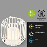 BRILO LED prigušiva punjiva stona lampa LED/2W/5V IP44 bela | Eponuda.com