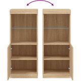  Komoda s LED svjetlima boja hrasta sonome 41x37x100 cm | shoptok.hr
