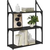  Polica na zidu Crni hrast 60 x 21 x 78,5 cm Konstruirano drvo | shoptok.hr