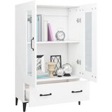  Visoka komoda bijela 70 x 31 x 115 cm od konstruiranog drva | shoptok.hr