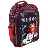 Must minnie mouse tamno plavo-crvena školska torba, ruksak 32x18x43cm Cijene