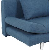 MID.YOU ZOFA S POSTELJNO FUNKCIJO, modra tekstil | Shoptok.si