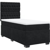 Box spring krevet s madracem crni 90x200 cm baršunasti | shoptok.hr