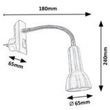 Rabalux anja zidna lampa bez sijalice E14 40W RN3RZKA | ePonuda.com