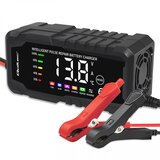 Qoltec polnilec za akumulatorje z inteligentnim mikroprocesorjem 12V 6A | Usmernik s funkcijo popravila za AGM GEL LiFePO4 akumulatorje | LCD | Shoptok.si