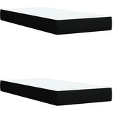  Krevet s oprugama i madracem crni 200x200 cm od tkanine | shoptok.hr