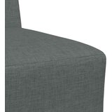  Modularna sofa bez naslona za ruke tamno siva 55 cm tkanina | Eponuda.com