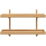  Polica na zidu s policom Zidne Smeđa 100 x 26 x 60 cm bambus | Eponuda.com