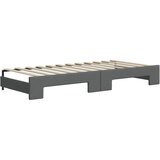  Dnevni krevet na razvlačenje tamnosivi 90 x 200 cm od tkanine | shoptok.hr