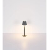 Globo 58488G-LED Dodirna prigušiva punjiva spoljna stona lampa VANNIE 3W/5V IP54 1800mAh siva | Eponuda.com