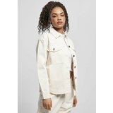 Urban Classics Ladies Oversized Shirt Jacket Whitesand Cene