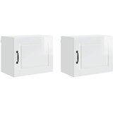  Ormar za Zid PORTO 2 pcs Visoki sjaj bijela 50 x 31 x 40 cm | Eponuda.com