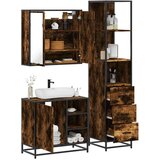 vidaXL 3-dijelni set kupaonskog namještaja boja hrasta drveni | shoptok.hr