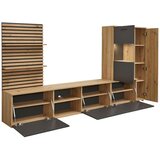 MID.YOU Dnevni Regal Heathrow, Hrast, Antracit | Shoptok.si