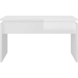  Stolić za kavu visoki sjaj bijeli 68 x 50 x 38 cm od iverice | shoptok.hr
