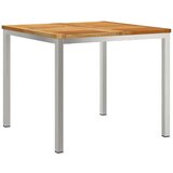 Vanjski set za objedovanje 5 pcs Smeđa Čvrsto teak drvo | shoptok.hr